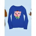 thumbnail image 3 of Pig Eating Popsicles Long Sleeve Toddler -Image by Shutterstock,  3 Toddler, 3 of 4