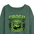 thumbnail image 3 of Star Wars - The Mandalorian Grogu Collegiate  - Wo Men's French Terry Long Sleeve Pullover, 3 of 5