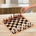 thumbnail image 2 of Milaget Portable Chess Set Board Game Entertainment 15.94 x 15.94Inches Folding Chess Board Table Strategy Game for Family Game Gift, 2 of 9