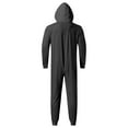 thumbnail image 6 of HNMKIU Family Christmas Pajamas Hooded Zip Front Pajamas Cozy Holiday Loungewear for Dad Dark Gray，Dad_XL, 6 of 6