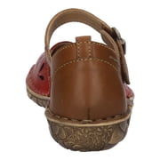 Josef Seibel Women's Rosalie 04 Sandal Rubin Kombi (Ruby Red Combo) - 79504-476471