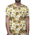 thumbnail image 4 of Atasi Indian Kurta For Boys Printed Short Sleeve Kurta For Men Designer Kurta, 4 of 5