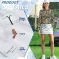 thumbnail image 6 of Yuyamidu Camo Hunting Long Sleeve Golf Shirt for Women Size XS Wood Oak Tennis Shirts Athletic Quarter Zip Golf Clothes Workout Outfits Size M, 6 of 8