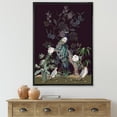 thumbnail image 2 of Designart 'Chinoiserie With Peonies and Birds V' Traditional Framed Canvas Wall Art Print, 2 of 5
