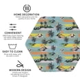 thumbnail image 3 of Kdxio Hawaiian Style Funny Coasters,4 Pcs Leather Coasters,Housewarming Gifts,Protect Furniture from Water Marks Scratch and Damage, 3 of 8