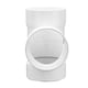 thumbnail image 4 of Conector de drenaje blanco PVC S&D Tee de 4 pulgadas NDS, 4 of 7