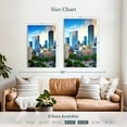 thumbnail image 3 of Elephant Stock Houston Courthouse Square Wall Art - Vertical Canvas Wall Art - Living Room Wall Decor - Places Canvas - Beige And Blue Decor By John Coletti - 30" x 45", 3 of 4