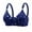 Navy, variant on Jsaierl Women's Bras Wirefree Push Up T-shirt Bras Cotton Sexy Bralettes Shapewear Daily Full Figure Bras