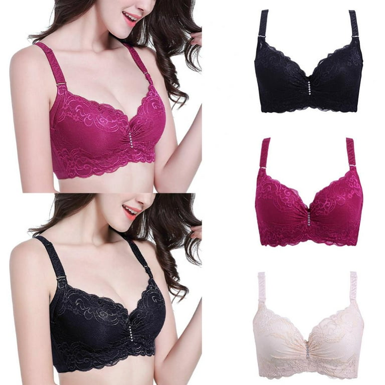 Lace Plus Size ABCDE Cup Underwear Women Bras Three Quarter Top Sexy Ultra  Thin Thick BH Push Up Female Lingerie (Color : 4, Cup Size : 85C) :  : Clothing, Shoes & Accessories