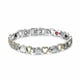 thumbnail image 2 of 2pack Gimmemoon Magnetic Lymph Detox Bracelet Lymph Drainage Magnetic Bracelet-color:silvergold, 2 of 2