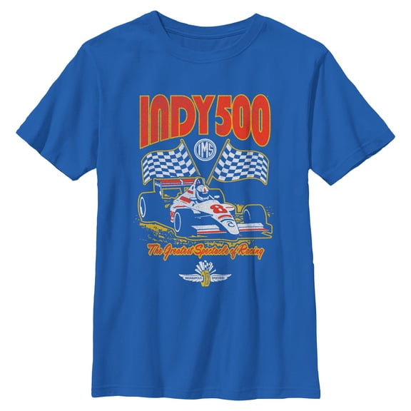 Boys Indy 500 Greatest Racing Flags T Shirt