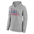 thumbnail image 2 of Women's Fanatics Heather Gray Texas Rangers 2023 World Series Champions Locker Room Plus Size Pullover Hoodie, 2 of 3