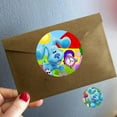 thumbnail image 6 of Blue's Clues Stickers Party Favors Labels Birthday Thank You Themed Round Circle Baby Shower 60pcs, 6 of 7