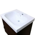thumbnail image 3 of Bellaterra Home 24.4 in Single wall mount style sink vanity-wood- walnut, 3 of 7