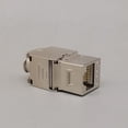 thumbnail image 3 of 4x Módulo Keystone Conector CAT 6a - Conector STP RJ45 blindado Montaje a presión Cable sin procesar CAT 500Mhz 10GBit/s, 3 of 4