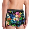 thumbnail image 5 of Balery Colorful Flowers Men's Boxer Briefs, Soft and Breathable Cotton Underwear with nylon Waistband-Medium, 5 of 9