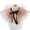 Light coffee, variant on Tulle Ruffled Neck Collar Clown Mesh Choker Ruffle Collar Medieval Victorian Costume Collar