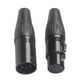 thumbnail image 4 of 2Pcs Black 5 Pins Audio Video RCA Adapter Plug Microphone Audio Connector Baoblaze Enchufe del cable de audio, 4 of 8