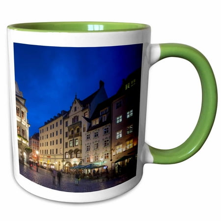 Bavaria Coffee - 3dRose Germany, Bavaria, Munich, Hofbrauhaus, oldest beerhall in Munich - Two Tone Green Mug, 11-ounce