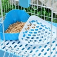 thumbnail image 3 of Triangle Potty Trainer Corner Litter Bedding Box Pet Pan for Small Animal/Baby Rabbit/Guinea Pig/Small Chinchillas/Ferret, 3 of 8