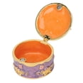 thumbnail image 4 of Caja de baratija de conejo, esmalte de Metal Vintage, patrón de grabado Floral antiguo, pendientes, anillos, collar, caja de almacenamiento de joyería, 4 of 5