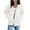PP#-White, variant on Beige Womens Hoodies Long Sleeve Full-Zip Fall Sweater Lightweight Fashion Cotton Hooded Y2k Drawstring with Pocket Jackets