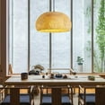 thumbnail image 2 of Fetcoi Wicker Rounded Pendant Light, 2 of 9