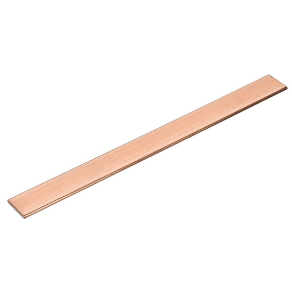 Uxcell 1Pack Copper Flat Bar, 3/16" Thickness x 1" Width x 10" Length Copper Bar Stock