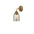 thumbnail image 3 of Innovations Lighting  Nouveau 2 Bell - 1 Light 5" Sconce Silver Plated Mercury/Brushed Brass, 3 of 5