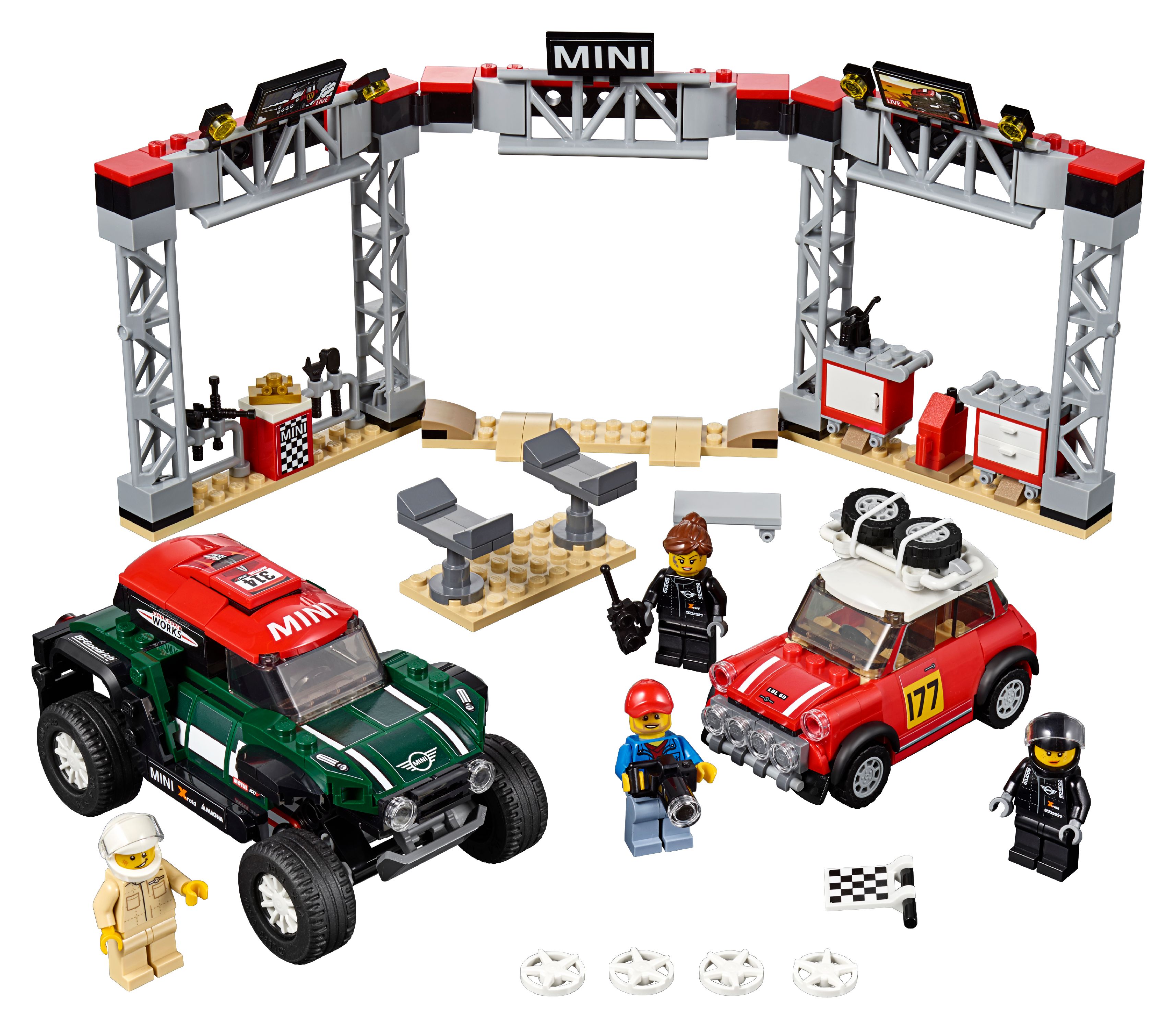 LEGO Speed Champions 1967 Mini Cooper S Rally and 2018 MINI J 75894 - image 3 of 7