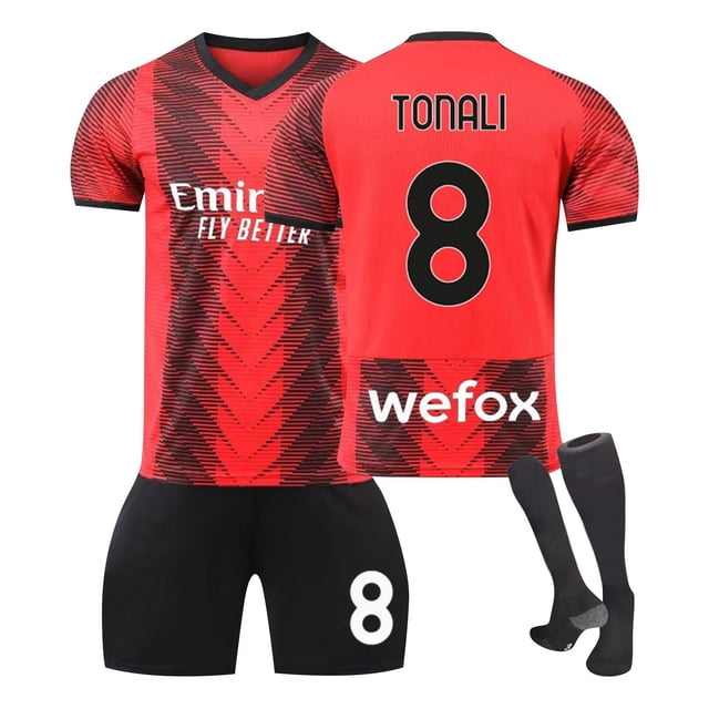 23-24 Home Jerseys Sports Team Uniform Set Football Training Suit Set Three-piece Sets "8" Child 22 #115C