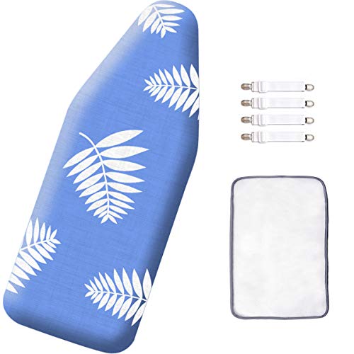 Large Resistant Replacement Elasticated Easy Fit Ironing Board Cover 140 x 50cm