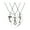 A, variant on 3 Pieces Mother/Daughter Necklaces Stainless Matching Heart Shape Necklace Set Mother's Day Christmas Valentine's Day Birthday Gifts for Mom and Daughter