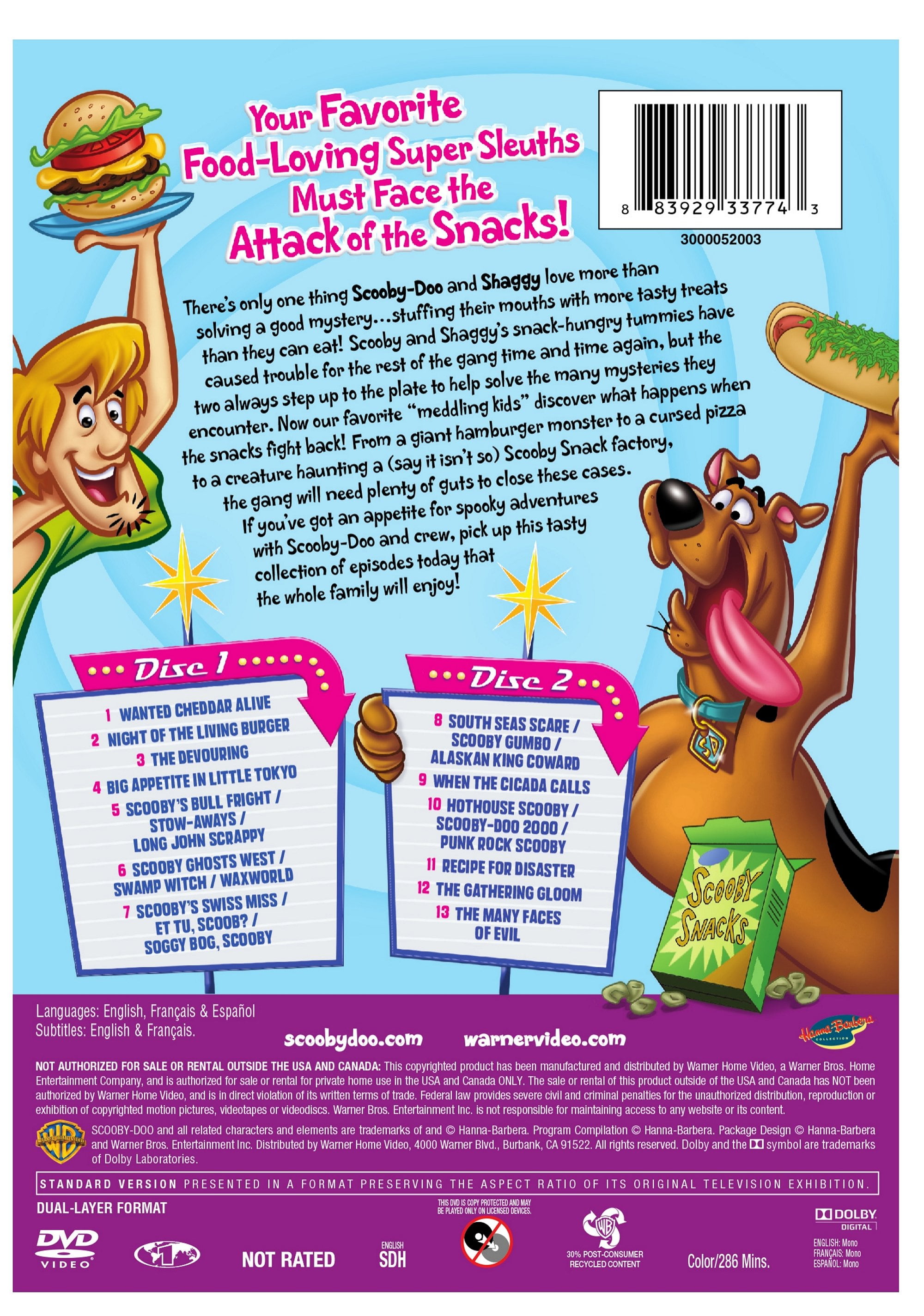 Scooby-Doo! 13 Spooky Tales for the Love of Snack! (DVD
