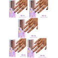 thumbnail image 5 of 150Pcs Press On Nails Gel False Nail Tips 3 in 1 Pre-Colored French Nails Fake Nails 14 Sizes for Nail Extensions, 5 of 11