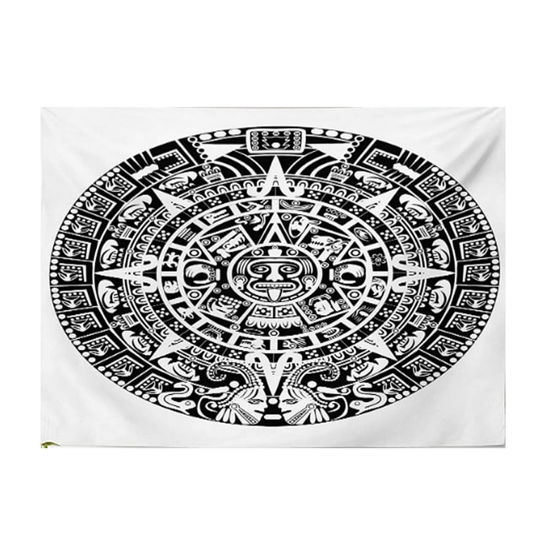 Mayan calendar tapestry hotsell