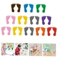 thumbnail image 3 of FUEENIRVA PVC Foot Print Stickers Assorted Color Non-Slip Waterproof for Smooth Surfaces 12Pairs, 3 of 8