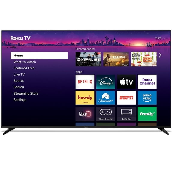 Restored Roku 65-Inch Pro Series 4K QLED Smart Roku TV with Backlit Roku Voice Remote Pro, Dolby Vision IQ, 120Hz Refresh Rate
