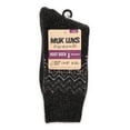 Muk Luks Women's Microfiber Crew Boot Sock, 1Pack, Size 611