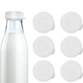 thumbnail image 3 of 6 Pack Silicone Bottle Caps Multipurpose Milk Bottle Caps for Milk and Beverages Offering Perfect Seals and Reusability, 3 of 8