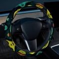 thumbnail image 2 of Alien 14.5 Inch Printing PVC Leather Car Wheel Covers Steering Wheel Covers Auto Accessories, 2 of 6