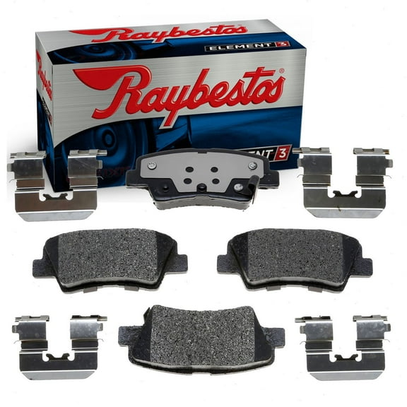 Raybestos Rear Element3 Disc Brake Pad Set compatible with Kia Soul 2014-2016