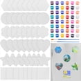 thumbnail image 1 of Kit de 104 Mini Paneles Magnéticos de 7,6 cm para Pintar, Ideal para Nevera, Armario, Manualidades, Pinturas y Lienzos., 1 of 6
