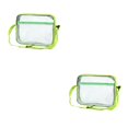 thumbnail image 1 of kurtrusly Sac à Outils Portable en PVC pour Rangement d'Outils Transparent, Sac à Outils Antistatique Résistant à l'Eau Vert 2Ensemble, 1 of 6