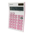 thumbnail image 4 of Sharp EL124TPK Desktop Calculator for High School, College & Office Use, Twin Power 12-Digit Display, Tax Keys, 4-Key Memory & GT Function, 4 of 6