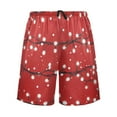 thumbnail image 2 of joogoo Mens Swim Trunks Lights in Christmas Beach Shorts Drawstring Elastic Waist Swimwear Bathing Suits XL, 2 of 7