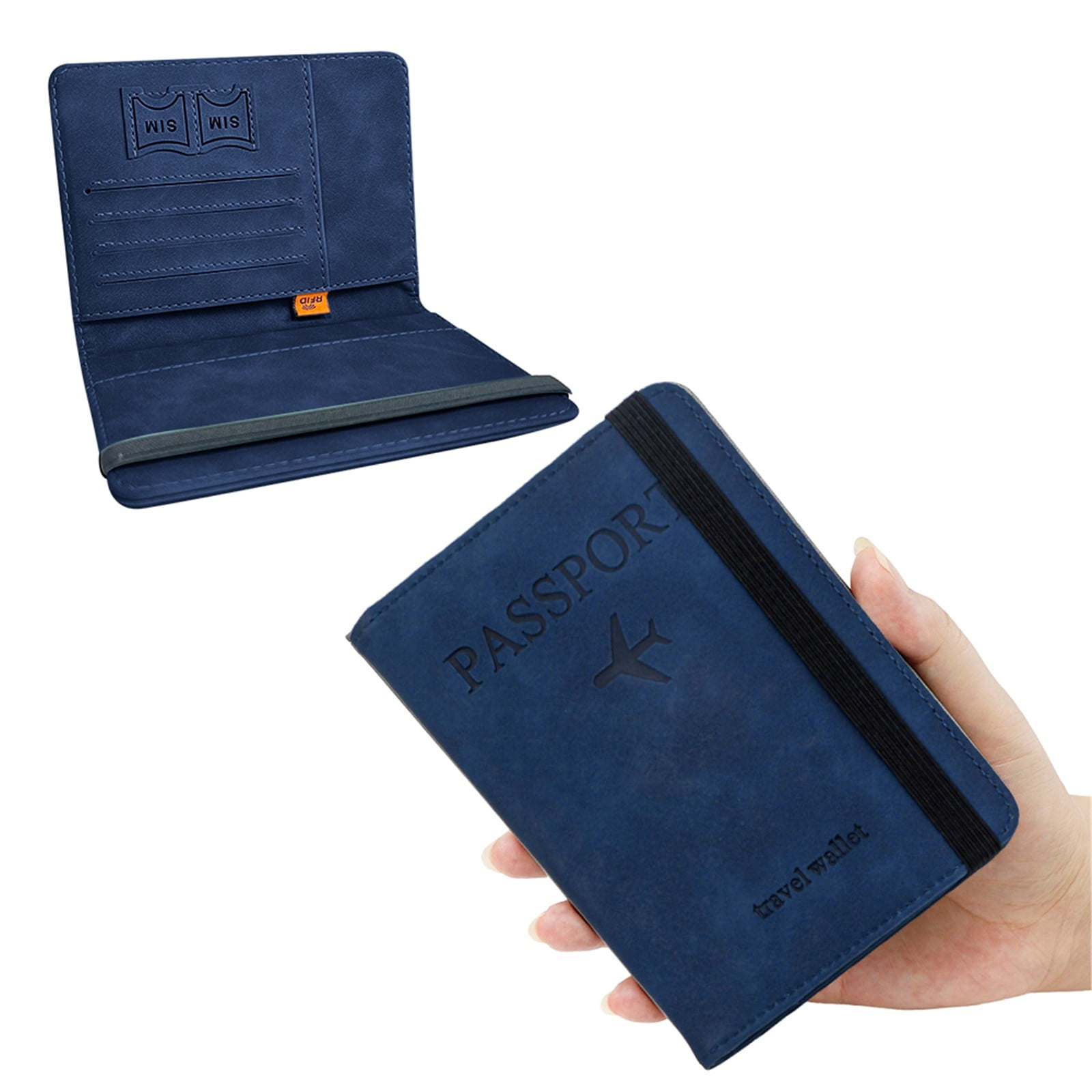Porte Passeport Personnalisé Anti RFID - World