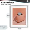 thumbnail image 4 of Stupell Industries Eclectic Disco Toast over Orange Gray Framed Print Under Glass, 13 x 16, by LISH Creative, 4 of 8