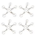 thumbnail image 2 of Luzkey 5x20 Pieces Lobster Clasps Claw Swivel Clips Snap Hooks Key, 2 of 8