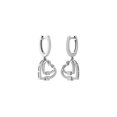 thumbnail image 3 of ARAIYA FINE JEWELRY 14K White Gold Round Lab-Grown Diamond Heart Earrings (1/3 cttw, VS1 Clarity, D-E Color), 3 of 7